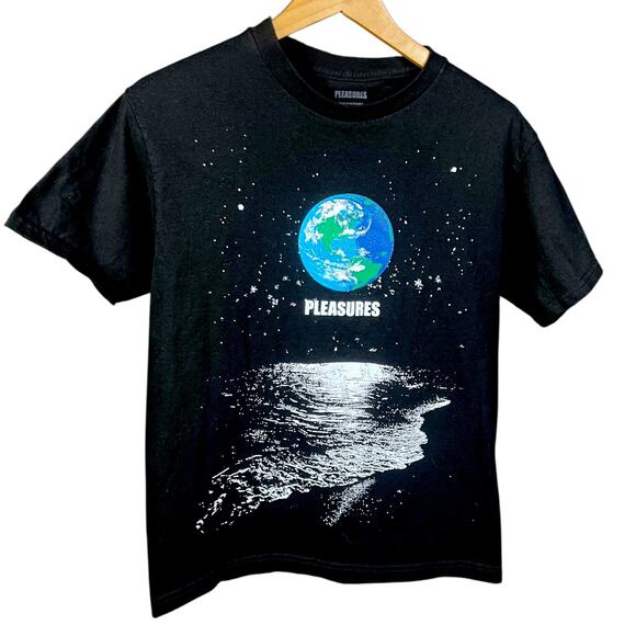 Pleasures Earth / Rent / Space Black T-Shirt - Size Medium - Picture 1 of 3